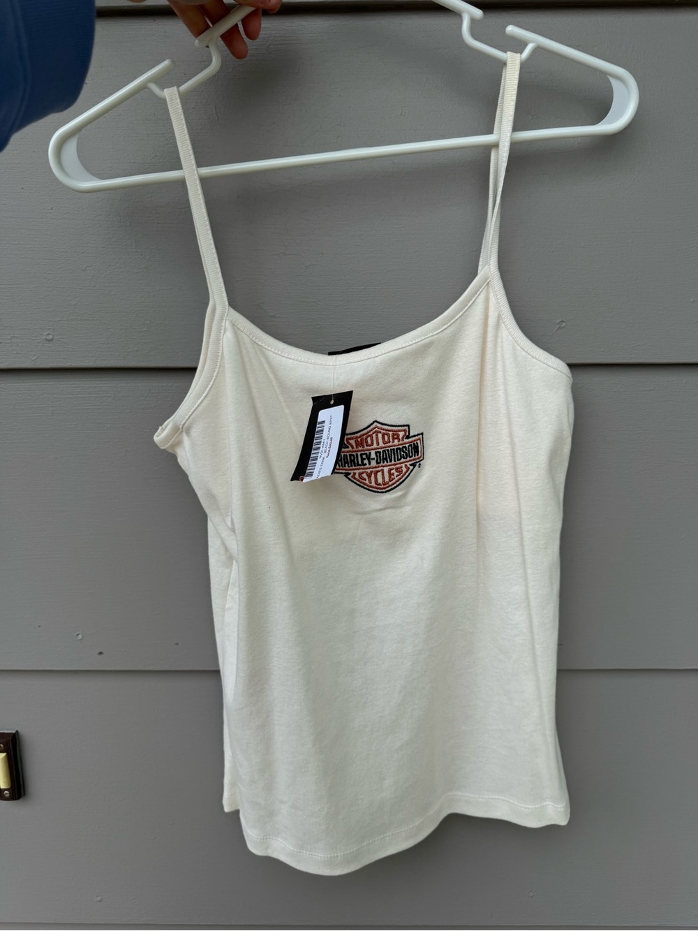 Harley-Davidson Cream Cami with Bar & Shield Logo